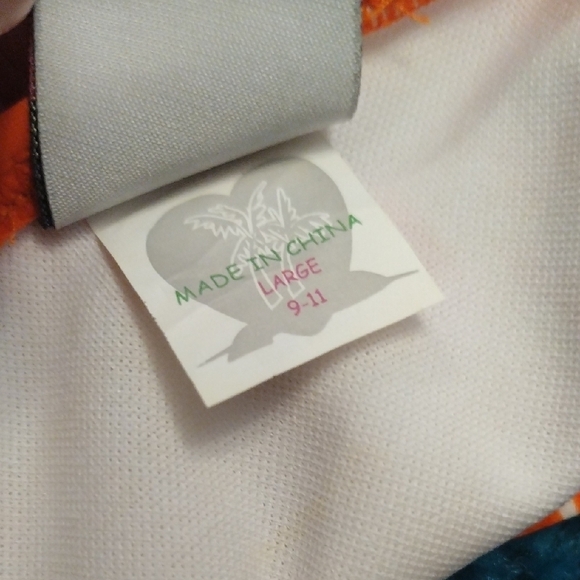 Orange and Blue Bikini Set - Picture 6 of 11